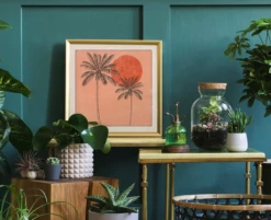 Front Page 45 Afends Cai And Jo Golden Palms Print