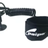 Paipo Deluxe Wrist Coiled Leash - Black