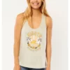 SisstrEvolution Sunburst Knit Tank - Blue Mist