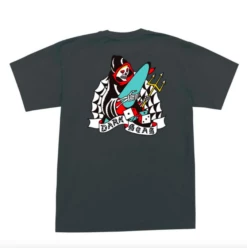 Dark Seas Gambler Organic T Shirt - Gunmetal