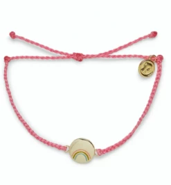 Pura Vida Be A Rainbow Bracelet - Pink