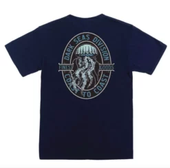 Dark Seas Translucent T Shirt - Navy