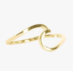 Pura Vida Wave Ring - Gold