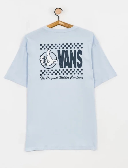 Vans 66 Thumbs Up Short Sleeve T-Shirt - Cashmere Blue 2 Vans 66 Thumbs Up Short Sleeve T-Shirt - Cashmere Blue - Image 2