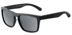 Dirty Dog Monza Polarised Sunglasses - Satin Black/Grey