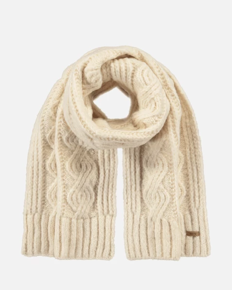 Barts Farrah Womens Scarf - Cream 1 Barts Farrah Womens Scarf - Cream