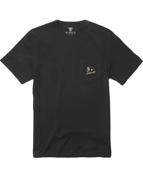 Vissla Shadow Bandit Organic T Shirt - Phantom 2 Vissla Shadow Bandit Organic T Shirt - Phantom - Image 2