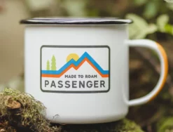 Passenger Brewster Enamel Mug - White