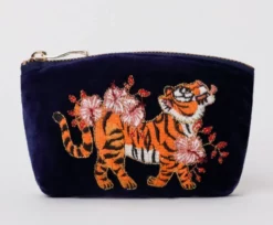 Elizabeth Scarlett Tiger Coin Purse - Black