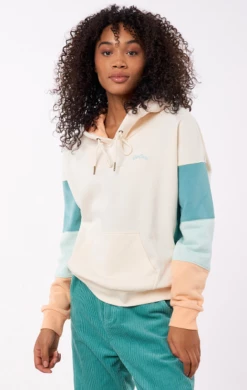 Rip Curl Surf Tree House Womens Hooded Fleece - Off White