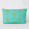 Elizabeth Scarlett Summer Plam Everyday Pouch - Turquoise