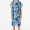 Rip Curl Printed Hooded Boys Towel - Light Blue