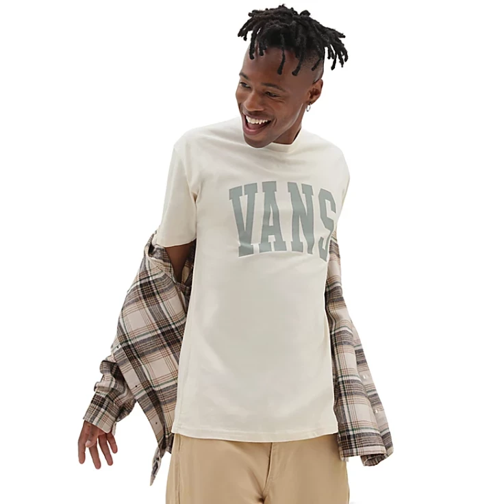 Vans Varsity Type Mens T-Shirt - Antique White 1 Vans Varsity Type Mens T-Shirt - Antique White