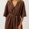 Rhythm Vacay Womens Romper - Chocolate