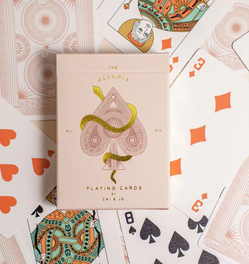 Cai And Jo The Olympia Playing Cards - Stone 1 Cai And Jo The Olympia Playing Cards - Stone