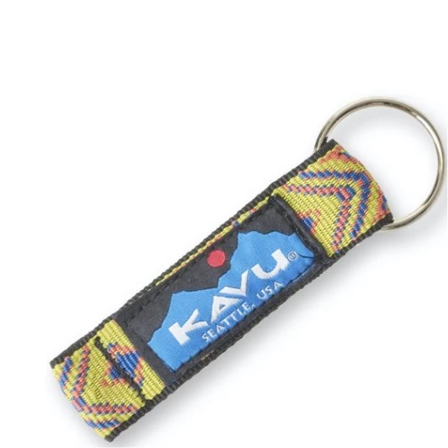 Kavu Key Chain - Yellow Geo 1 Kavu Key Chain - Yellow Geo