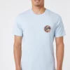 Rip Curl Passage Mens Short Sleeve Tee - Yucca Blue