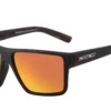 Dirty Dog Noise Satin Tort Brown Polarised Sunglasses - Orange Fusion