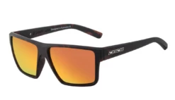 Dirty Dog Noise Satin Tort Brown Polarised Sunglasses - Orange Fusion
