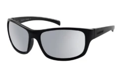 Dirty Dog Shock Polarised Sunglasses - Black-Grey/Silver Mirror Polarised