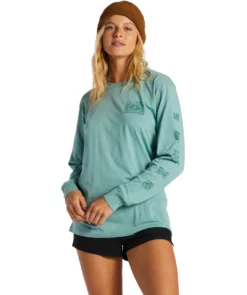 Billabong A/DIV Womens Long Sleeve Tee - Pine