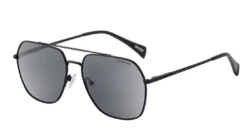 Dirty Dog Magnitude Polarised Sunglasses - Matt Black/Grey