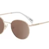Dirty Dog Sneak Polarised Sunglasses - Satin/Light Gold/Brown