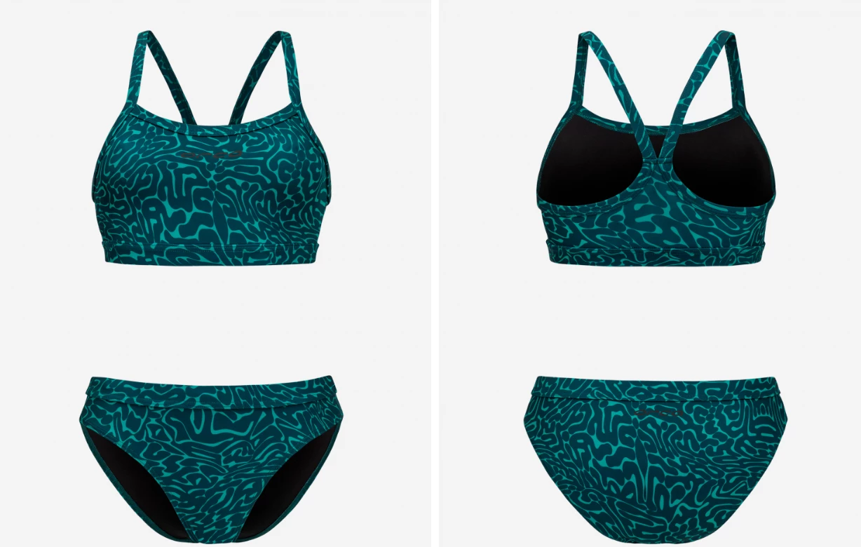 Orca Core Womens Bikini - Green Diploria 1 Orca Core Womens Bikini - Green Diploria
