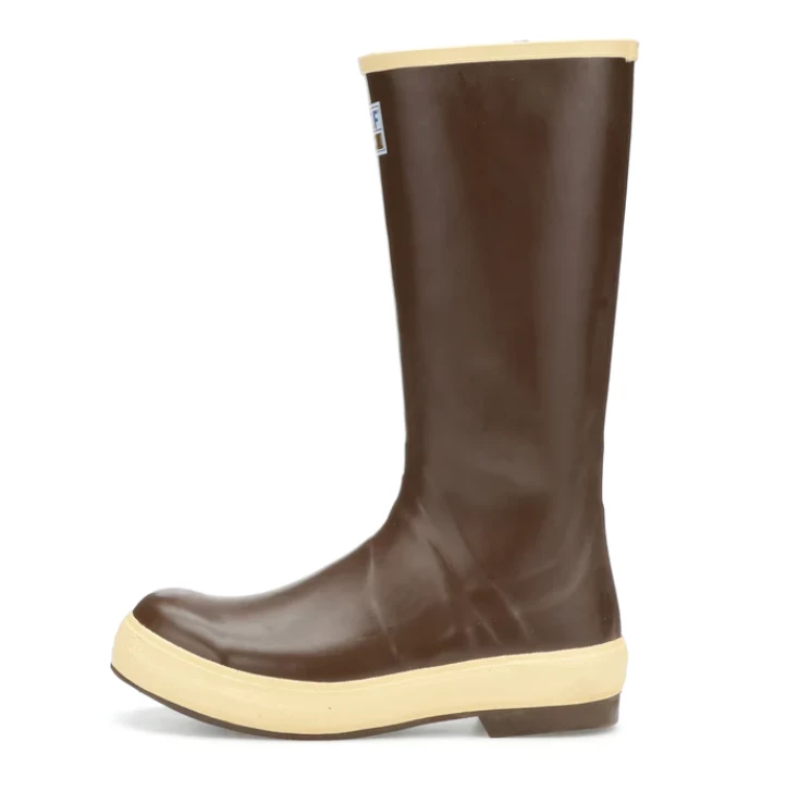 XTRATUF Legacy Unisex 15" NXT Plain Toe Fishing Wellington Boots - Copper/Tan 2 XTRATUF Legacy Unisex 15" NXT Plain Toe Fishing Wellington Boots - Copper/Tan - Image 2