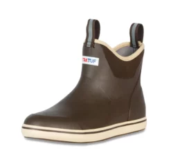 XTRATUF Mens 6" Ankle Deck Boots - Chocolate/Tan