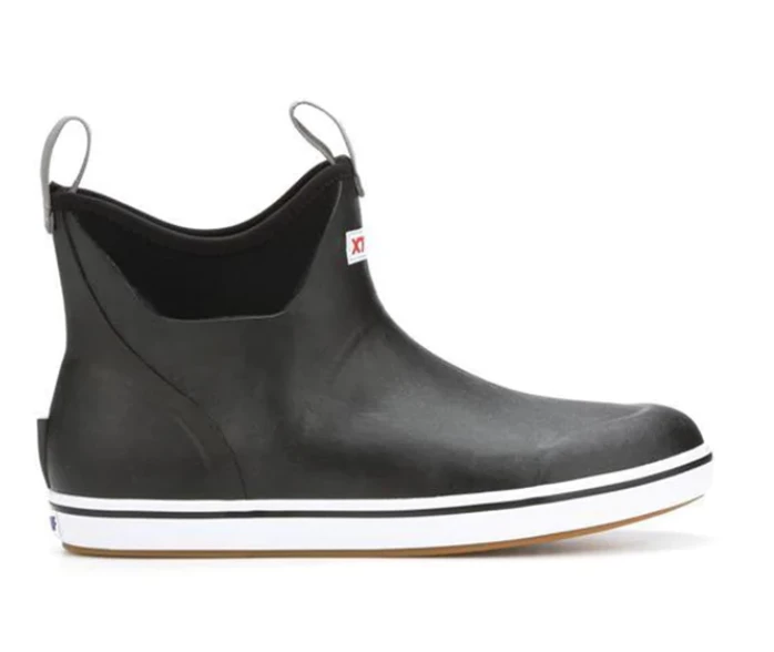 XTRATUF Womens 6" Ankle Deck Boot - Black 1 XTRATUF Womens 6" Ankle Deck Boot - Black