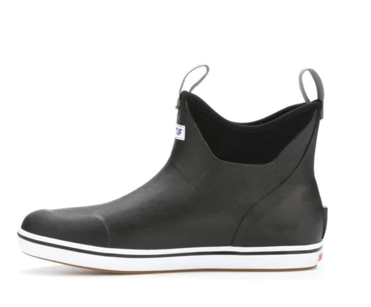 XTRATUF Womens 6" Ankle Deck Boot - Black 3 XTRATUF Womens 6" Ankle Deck Boot - Black - Image 3