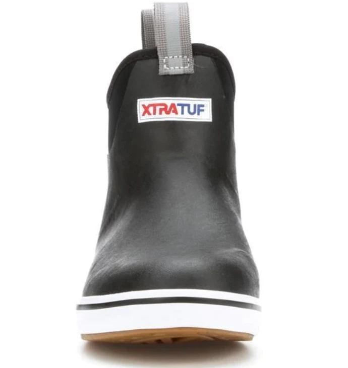 XTRATUF Womens 6" Ankle Deck Boot - Black 4 XTRATUF Womens 6" Ankle Deck Boot - Black - Image 4