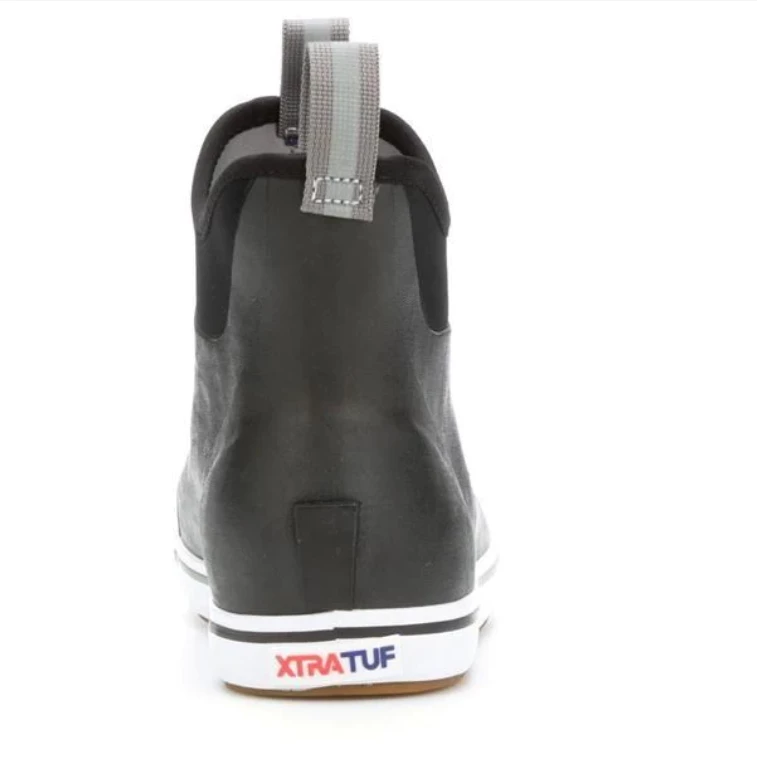 XTRATUF Womens 6" Ankle Deck Boot - Black 5 XTRATUF Womens 6" Ankle Deck Boot - Black - Image 5