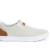 XTRATUF Sharkbyte Womens Canvas Deck Shoe - Cream
