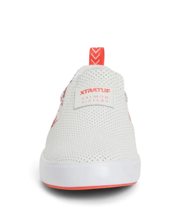 XTRATUF Sharkbyte Womens Canvas Boat Shoes - White Octopus 7 XTRATUF Sharkbyte Womens Canvas Boat Shoes - White Octopus - Image 7