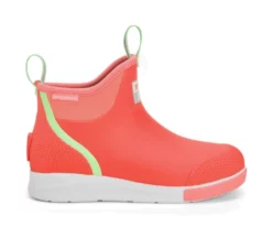 XTRATUF 6" Womens Ankle Deck Sport Boots - Coral