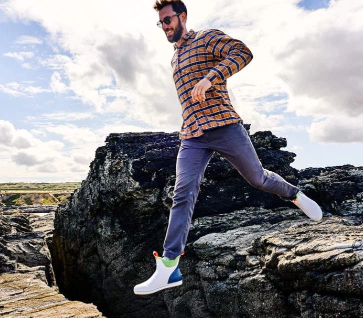 XTRATUF 6" Ankle Deck ECO Mens Boots - Grey 2 XTRATUF 6" Ankle Deck ECO Mens Boots - Grey - Image 2