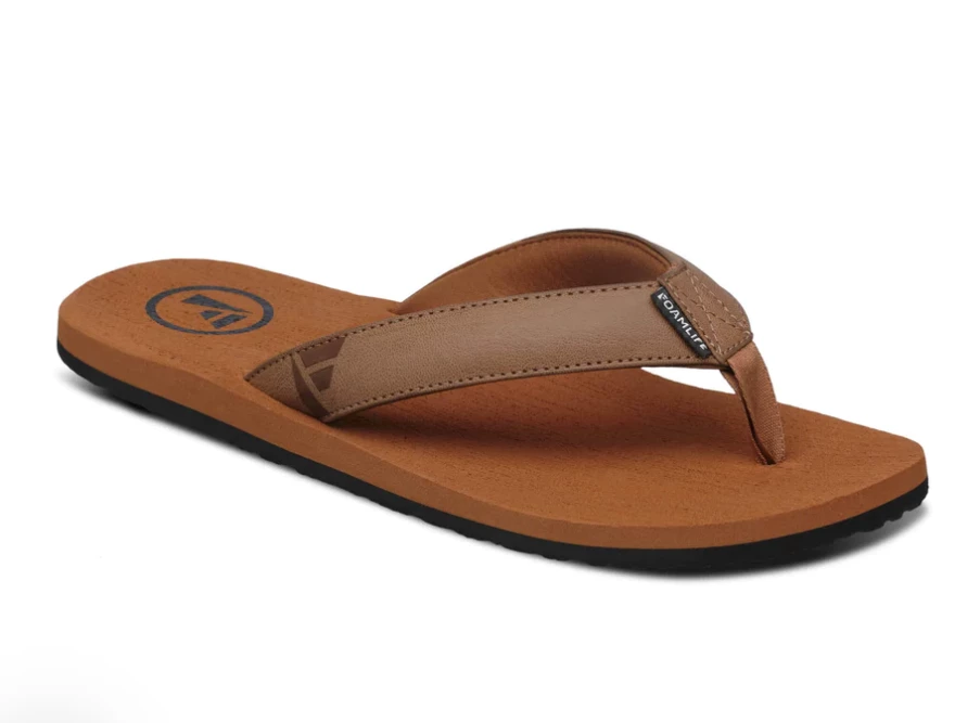 Foamlife Seales Mens Flip Flops - Tan 1 Foamlife Seales Mens Flip Flops - Tan