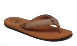 Foamlife Seales Mens Flip Flops - Tan/Tan