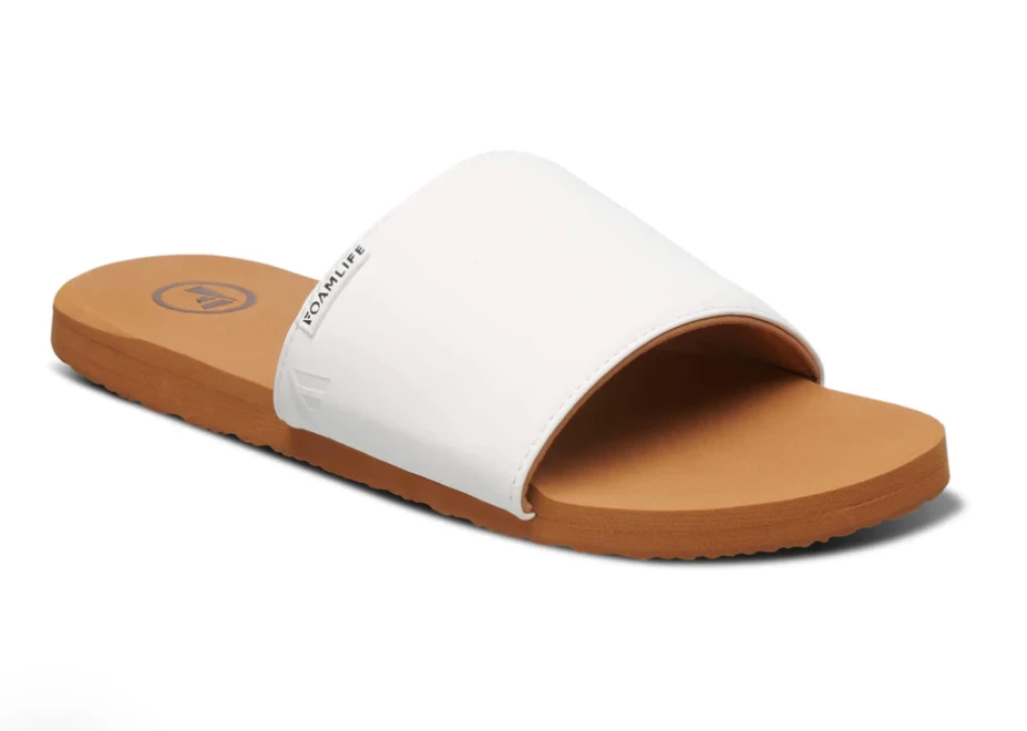 Foamlife Seales Womens Slides - Latte Brown 1 Foamlife Seales Womens Slides - Latte Brown