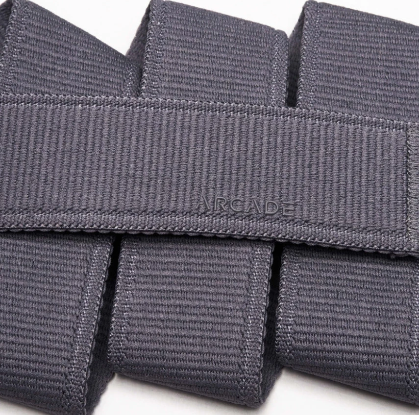 Arcade Atlas A2 Stretch Belt - Charcoal 2 Arcade Atlas A2 Stretch Belt - Charcoal - Image 2