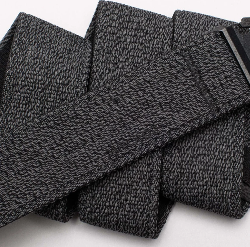 Arcade Atlas A2 Stretch Belt - Heather Black 2 Arcade Atlas A2 Stretch Belt - Heather Black - Image 2