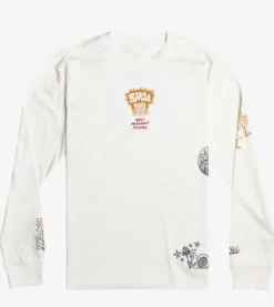 RVCA Scorched Mens Long Sleeve T-Shirt - Salt