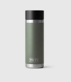 Yeti Rambler 18oz Bottle With Hotshot Cap - Camp Green