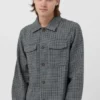 Rhythm Check Mens Overshirt - Pacific