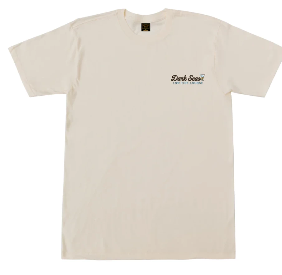 Dark Seas Deep End Mens T-Shirt - Cream 1 Dark Seas Deep End Mens T-Shirt - Cream