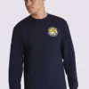 Vans Positive Vibes Scenic Long Sleeve Mens T-Shirt - Navy