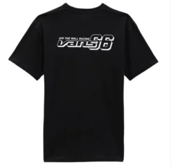 Vans 66 Race Logo Mens Short Sleeve T-Shirt - Black
