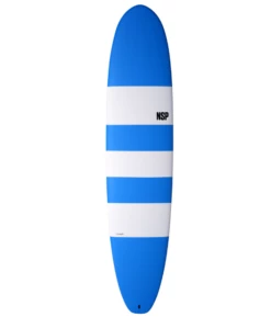 NSP Elements HDT 9ft6 Longboard - Striped Blue